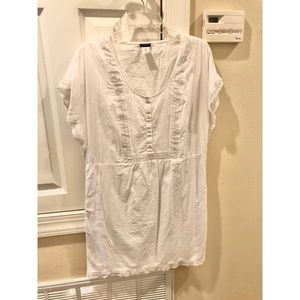 JCrew Factory Cotton White Dress